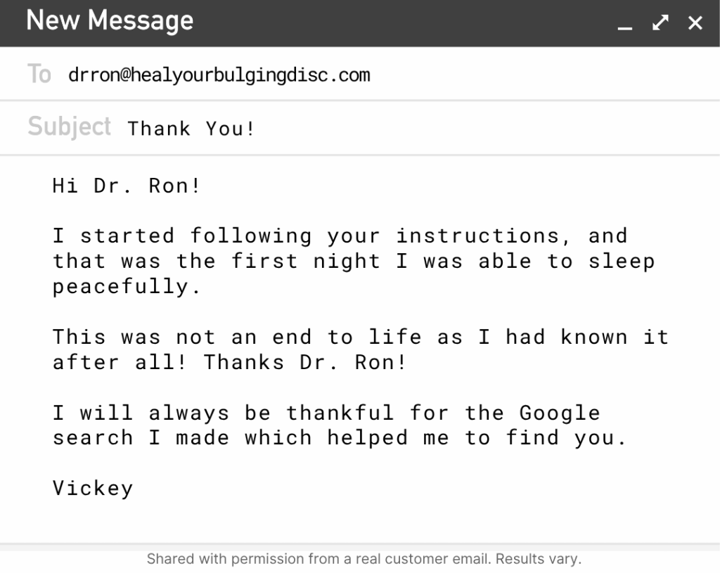 Patient Testimonial